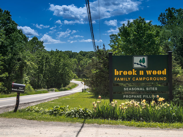 Face painting at Brook n Wood Campground