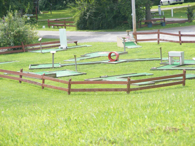 Mini-Golf at Brook n Wood Campground